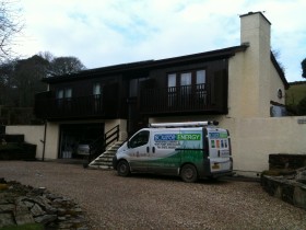 Chasewater, Cornwall boiler replacement with Mitsubishi Ecodan air source heat pump