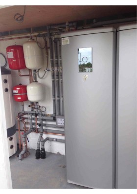 Thermia Ground Source Heat Pump installed by Source Energy making £23,000 with Renewable Heat Incentive